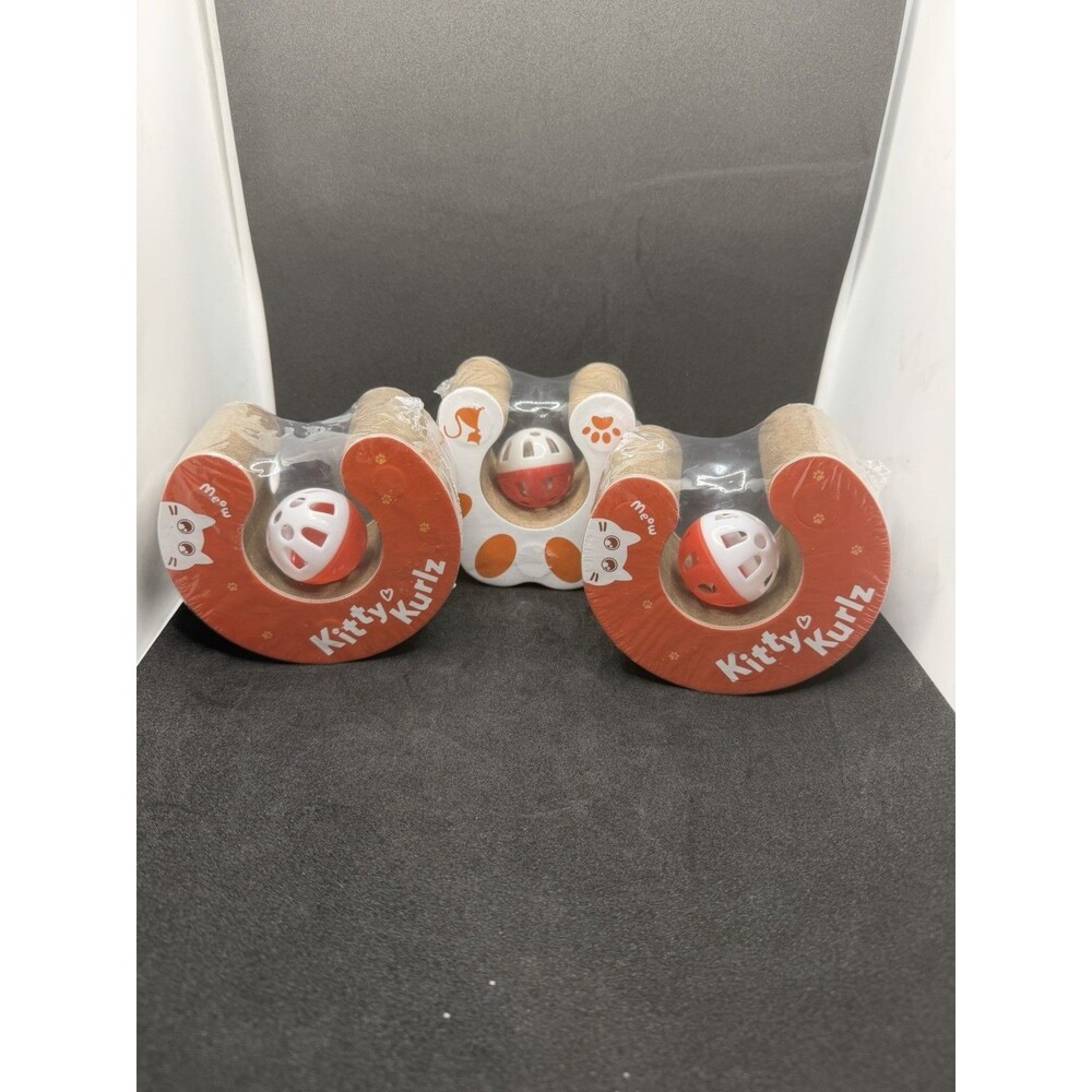 Kitty Kurlz Shape Shifting Fun Interactive Cat Activity Toy Set Of 3 NEW